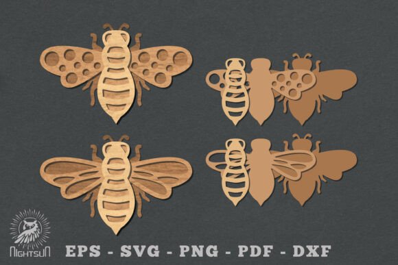 3D Bee Laser Cut Decoration: A Creative Way to Elevate Your Projects