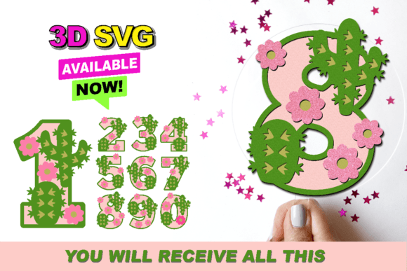 Cactus Numbers 3D SVG: A Strategic Tool for Creative and Business Applications