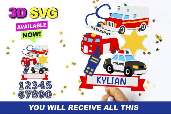 First Responder Cake Topper 3D SVG: A Creative Solution for Every Occasion