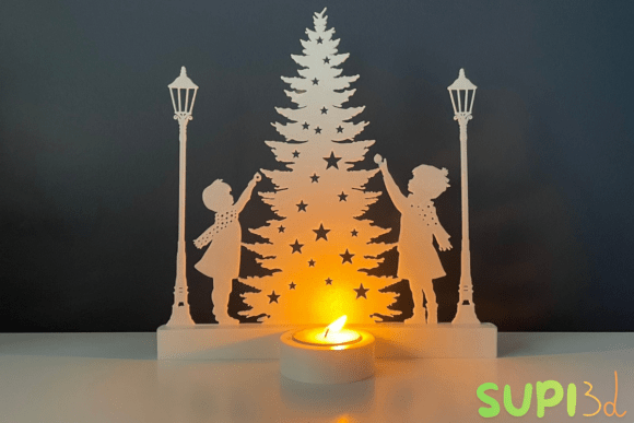 Winter Wonderland 3D Light Stand STL 3MF: A Strategic Addition to Your Holiday Decor